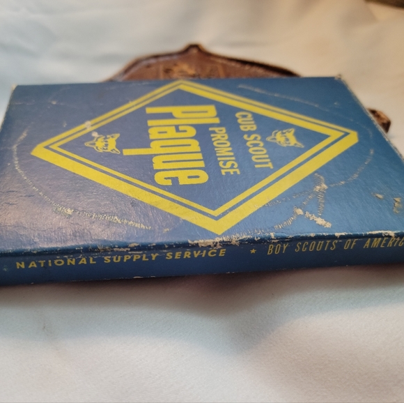 Cub Scout Promise Plaque Vintage Collectible - Picture 9 of 9